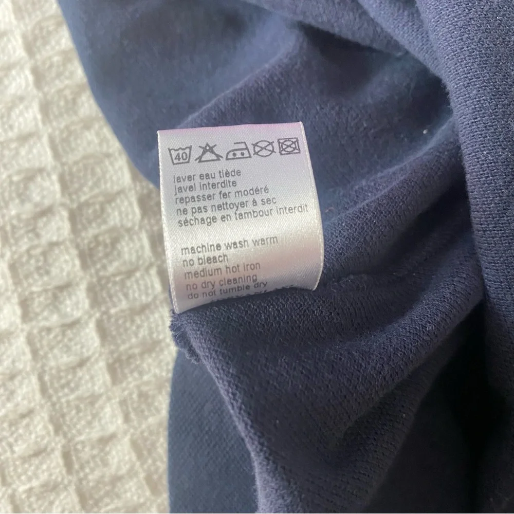 Lacoste navy blue short sleeve polo size 8 (3XL)